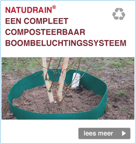 Natudrain; een compleet composteerbaar boombeluchtingssysteem